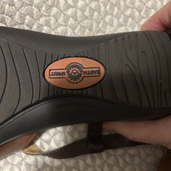 Earth Spirit Leather Sandals Womens 8 Multi Color Comfort Walking Strappy Shoes - Picture 11 of 15